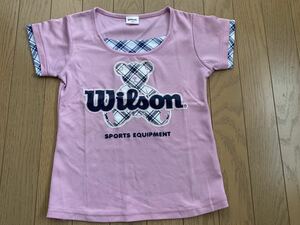 ★Wilson ウィルソン 半袖Tシャツ 140 ピンク ★