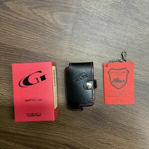 GrazIo&Co smart key case Toyota type A2 full bejitabru tongue person g leather BK/RED stitch 