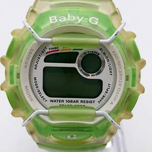 【電池切れ】CASIO カシオ Baby-G ベビージー クォーツ 腕時計 デジタル ライトグリーン系 ユニセックス BGX-130 