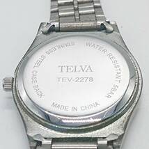【電池切れ】CREPHA クレファー TELVA テルバ クォーツ 腕時計 白文字盤 ラウンド ボーイズサイズ TEV-2278_画像2
