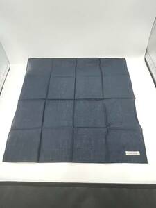 [ seal attaching unused goods ]COMME CA ISM Comme Ca Ism handkerchie navy plain cotton 44×44