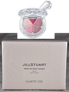 [*. beautiful ]165-23D016* Jill Stuart Bloom Mix brush compact 04 cheeks color 