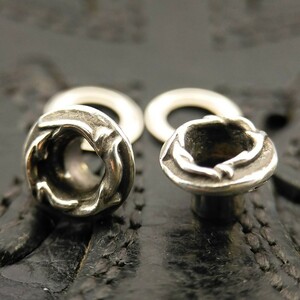  Chrome Hearts (ZF02) прекрасный товар! супер очень редкий! толщина примерно 2mm до 2 шт. комплект! маленький резиновая втулка восстановление завершено! оригинальный детали кожа breath стандартный товар петелька 