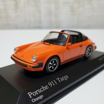 1/43 ミニチャンプス MINICHAMPS ミニカー/Porsche 911 targa 1977 Orange/ポルシェ 911 タルガ オレンジ_画像5