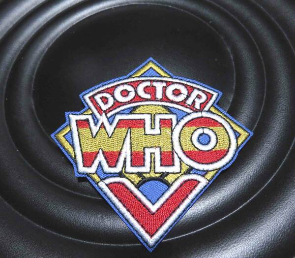 ■新品　英国　ドクター・フー　Doctor Who 刺繍ワッペン（パッチ）◆イギリスBBC　SFテレビドラマ　　◎　　◆◇