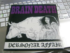 BRAIN DEATH ブレインデス / PERSONAL AFFAIR 7“ OUTO S.O.B 