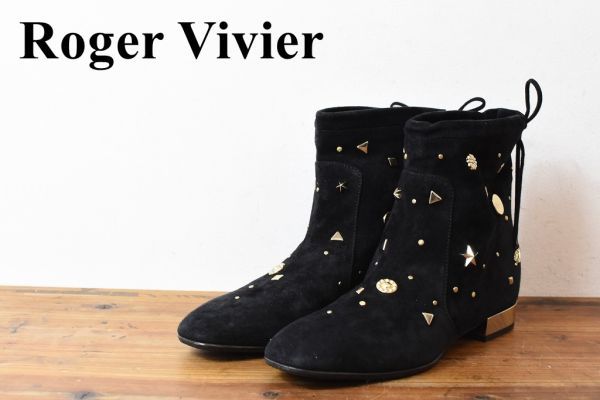 SL AP0019 高級 Roger Vivier ロジェヴィヴィエ レディース レザー