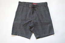 (W32)18Supreme Work Short ワークショーツ Grey Plaid シュプリーム ワークショーツ_画像1