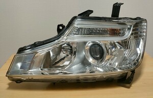 （美品/破損無） ステップワゴン スパーダ S 後期 純正 HID ヘッドライト 左 RK5 RK6 刻印→J3 koito 100-62075 ★ポジション点灯ok★