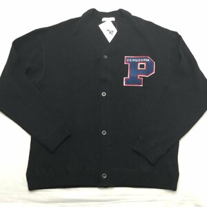 【北海道・沖縄以外送料無料】【新品】 US.POLO.ASSN　メンズカーディガン＜ジャケット＞（日本製 ゆったりタイプ）　L　 ブラック★22304