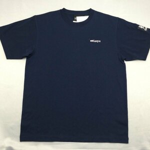 【送料無料】【新品】Kaepa メンズ半袖Tシャツ(吸水速乾 UVカット）　 L 　　ネイビー★22120