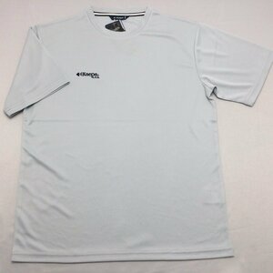 【送料無料】【新品】Kaepa メンズ半袖Tシャツ(吸水速乾 UVカット）　 L 　　ライトグレー★471235