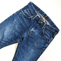 lee リー 101 LM9201 レギュラーナロー 耳付き デニム ジーンズ ジーパン Gパン denim ユーズド加工 USED加工 メンズ セルビッジ 赤タグ_画像3