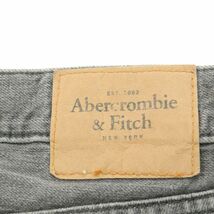 Abercrombie&Fitch アバクロンビー＆フィッチ SKINNY★ 加工 カットオフ デニム ショート パンツ ジーンズ Sz.33　メンズ　A3B02622_5#P_画像8