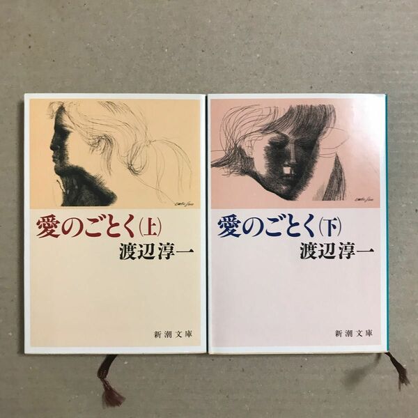 【2冊セット】愛のごとく　上・下巻セット　渡辺淳一【送料無料】