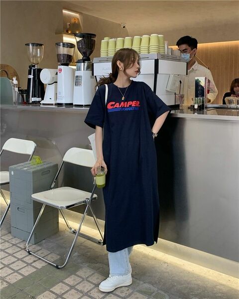 ワンピース チュニック Tシャツ ロング