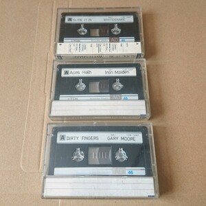 TDK カセットテープ ノーマルテープ Normal AD46×3本 ツメ有 中古品 