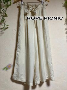 ROPEPICNIC ワイドパンツ　サイズ38 オフホワイト