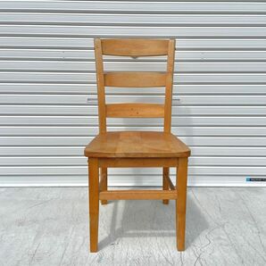 アメリカ製 ビンテージチェア 椅子 ナチュラル 木製 訳あり
