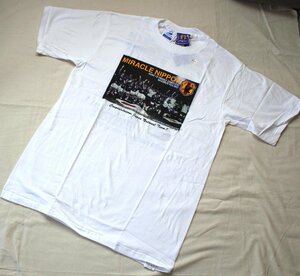 ◆送料無料！未使用タグ付1998年サッカーフランスワールドカップTシャツ*白*L*定価￥4.500古着のgplus広島 2305s3