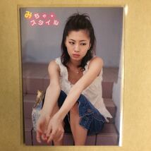 安田美沙子 2006 さくら堂 トレカ アイドル グラビア カード 44 みちゃ★スタイル タレント トレーディングカード_画像2