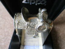 ZIPPO 『Golden Saddle 黄金の鞍 鐙』1994年2月製造 乗馬 馬術 日本馬具 ウエスタン ブリティッシュ オイルライター ジッポー 廃版激レア_画像4