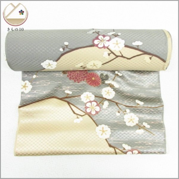 No.352 着物 正絹 小紋 着尺 反物 未仕立 新品未使用-