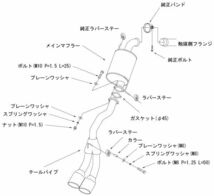 HKS リーガル マフラー ワゴンRスティングレー CBA-/DBA- MH23S 31013-AS018 LEGAL スポーツマフラー_画像2