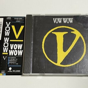 CD VOW WOW『V』CA32-1551 帯つき 山本恭司 人見元基 新美俊宏 厚見玲衣 ニール・マーレイの画像1
