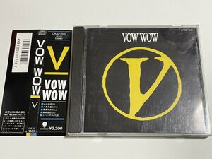 CD VOW WOW『V』CA32-1551 帯つき 山本恭司 人見元基 新美俊宏 厚見玲衣 ニール・マーレイ