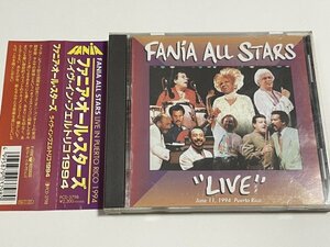 国内盤CD ファニア・オール・スターズ FANIA ALL STARS『ライヴ・イン・プエルトリコ 1994 LIVE』PCD-3798 帯つき