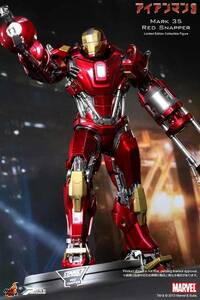  hot toys power * Poe z* Ironman * Mark 35 red *snapa-