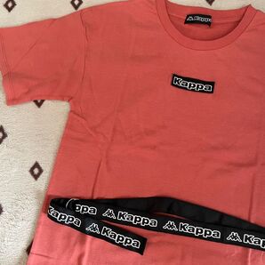 KAPPAコラボ ベルト付きTシャツワンピース