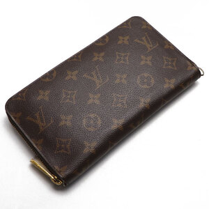 LOUIS VUITTON ルイ・ヴィトン ジッピー・オーガナイザー 長財布 ラウンドファスナー モノグラム・キャンバス ブラウン M62581 中古