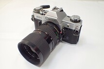 k3696 / 一眼 フィルム カメラ 標準ズーム レンズ Canon AE-1 ZOOM LENS FD 35-70mm 1:4 シルバー 日本製 現状品 動作未確認_画像1