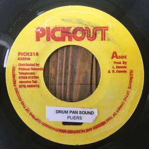 ★試聴！1989！REAL ROCK riddim！Big Bad Sound Killa！【Pliers - Drum Pan Sound】7inch Pickout JA