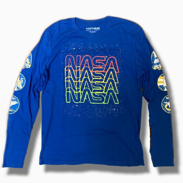 NASA 長袖Tシャツ ロングTシャツ ビンテージ ロングスリーブTシャツ