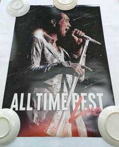 両面印刷 ポスター 未使用 ＡＬＬ　ＴＩＭＥ　ＢＥＳＴ　ＬＩＶＥ　矢沢永吉 (DVD/blu-ray購入特典) A2　サイズ