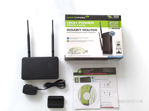 amped wireless High Power ハイパワー 0.6W ルーター Gigabit Router Wi-Fi 2.4GHz 無線 LAN AP R10000G