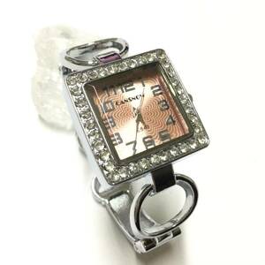 【中古美品、電池交換済み】大人可愛いレディース バングル アクセサリー 腕時計