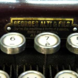 （Nz05576）フランス語配置 TRIUMPH norm トライアンフ ノーム アンティーク タイプライター 1930年代？ norm 6 の画像9