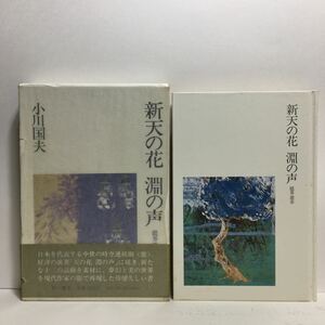 a1/新天の花 淵の声 能界遊歩 小川国夫 角川書店 ゆうメール送料180円