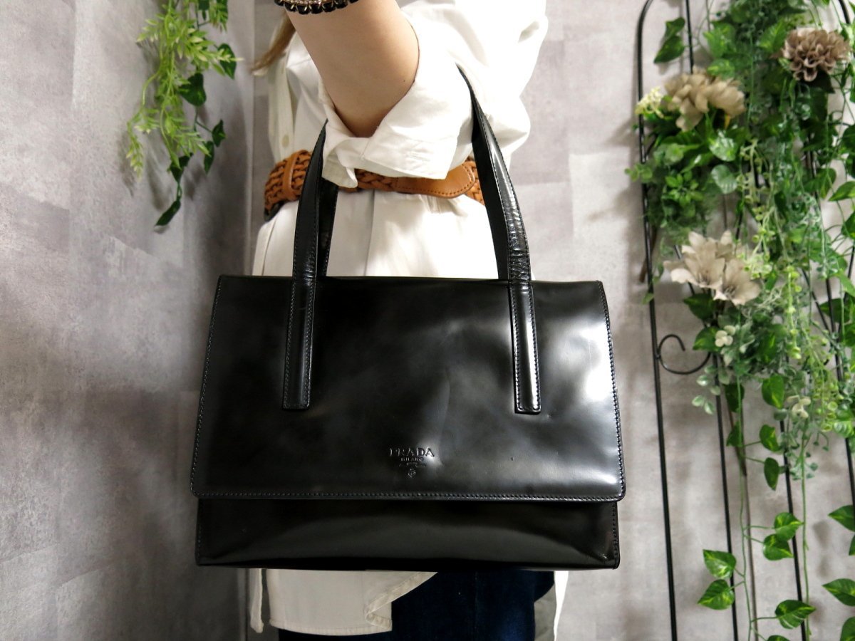 ヤフオク! -「型押しレザー」(ハンドバッグ) (プラダ一般)の落札相場