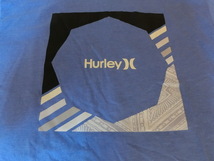 USA購入 人気サーフ系ブランド ハーレー【HURLEY】【PREMIUM TEE】 ロゴプリントTシャツUS Sサイズ サックスブルー_画像3