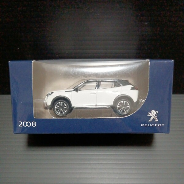 ● NOREV「3インチ Peugeot 2008 2019」1/64 ホワイト系 ミニカー　ノレブ　プジョー