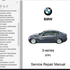 BMW E90 E91 E92 E93 整備書 修理書 リペアマニュアル 320i 325i 325xi 330i 330xi 328i 328xi 335i 335xiの画像1