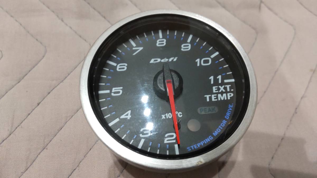 日本精機 Defi リンクメーター 115Φ 黒文字盤 ターボ計 未使用品 日本
