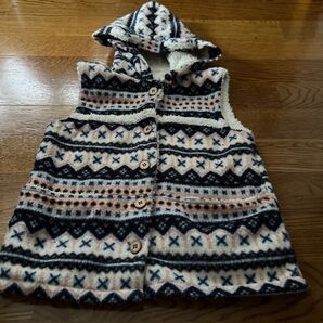 ベスト 冬物 フードつき 郵便郵送