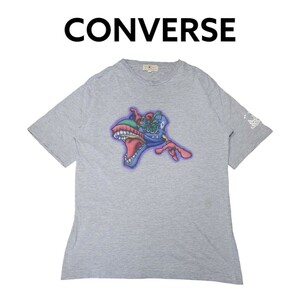 CONVERSE　グラフィティ　ビッグプリント　Tシャツ　古着　コンバース