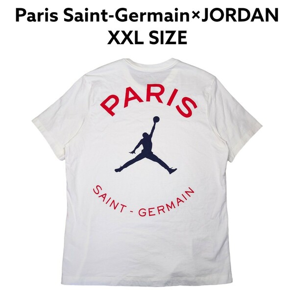 ジョーダン×パリサンジェルマン　ビッグプリント　Tシャツ　XXL ビッグサイズ　JORDAN